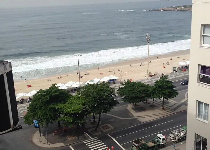 Apartamento Copacabana Con Vista Lateral Del Mar 1101